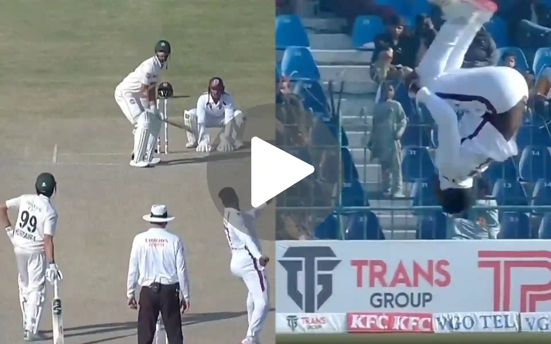 [Watch] Kevin Sinclair Pulls Out A Cartwheel As He Flexes His Gymnastic Skills In 2nd Test